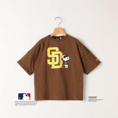 シップス（SHIPS）/SHIPS KIDS:85～95cm / PEANUTS×MLB プリント Tシャツ