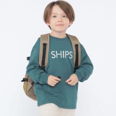 シップス（SHIPS）/SHIPS KIDS:100～130cm/刺繍 ロゴ ロングスリーブ Tシャツ