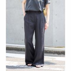 スローブ イエナ（SLOBE IENA）/リネン混イージースラックス