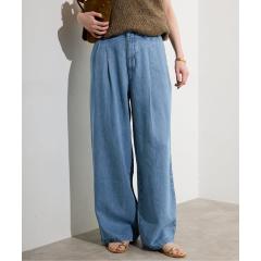 スローブ イエナ（SLOBE IENA）/《4サイズ展開/WEB限定/追加4》LEDENIM TUCK TROUSERデニム