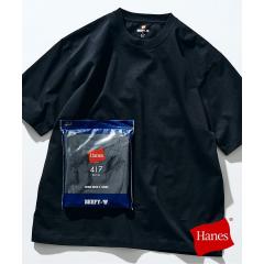 417 �G�f�B�t�B�X�i417 EDIFICE�j/�yHanes �~ 417 EDIFICE�z�ʒ� BEEFY CREW NECK T�|SHIRT�iMO