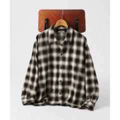 ジャーナルスタンダード レリューム（JOURNAL STANDARD relume）/コットン/レーヨン オンブレチェックシャツ