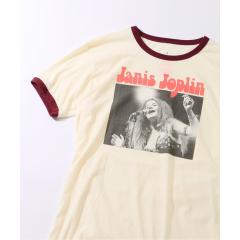 �W���[�i���X�^���_�[�h �������[���iJOURNAL STANDARD relume�j/BLUESCENTRIC �ʒ� �����K�[T  �hPEACE JANIS JOPLIN �h