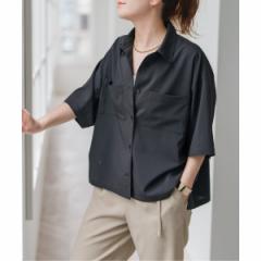 スピック＆スパン（Spick and Span）/《一部店舗+WEB限定》ハーフスリーブシャツ