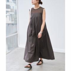 スピック＆スパン（Spick and Span）/《追加》シアーヨーク切替ワンピース