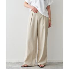 スピック＆スパン（Spick and Span）/《一部店舗+WEB限定》シャンブレーワンタックパンツ