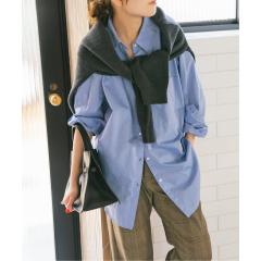 スピック&スパン(Spick and Span)/《追加2》50コットンオーバーシャツ スピック&スパン(Spick and Span)/《追加2》50コットンオーバーシャツ