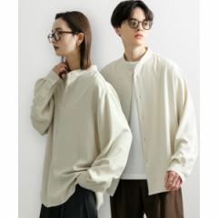 センスオブプレイスバイアーバンリサーチ（SENSE OF PLACE）/『ユニセックス』アムンゼンバンドカラーシャツ