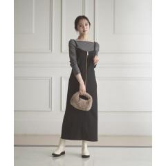 中古】ヨーコチャン YOKO CHAN essence ノースリーブワンピース ひざ丈