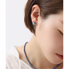 リラバイスピック＆スパン（Lilas by Spick and Span）/《追加》インディゴパール8mm1粒ピアスK10（両耳）
