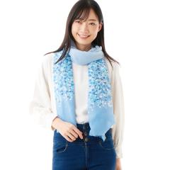 カシュネ（cache nez）/カシュネ cache nez / フラワーボーダー柄プリントストール