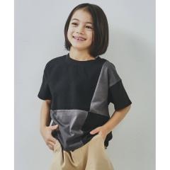 ザ ショップ ティーケー（THE SHOP TK）/【110－150再入荷！パパとおそろい】ブロッキングTシャツ