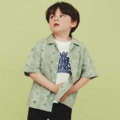 ザ ショップ ティーケー（THE SHOP TK）/【120－150】刺繍オープンカラーシャツSS