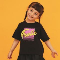 ザ ショップ ティーケー（THE SHOP TK）/【110－160】レトロロゴTシャツ洗濯機OK