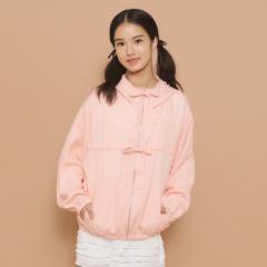 ピンクラテ（PINK－latte）/【130cmあり】フード付き フロントダブルリボンアウター