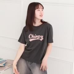 ピンクラテ（PINK－latte）/ツイルアップリケTシャツ