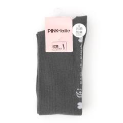 ピンクラテ（PINK－latte）/【36cm丈】タテロゴハイソックス