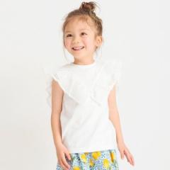 ブランシェス（branshes）/メッシュフリルTシャツ