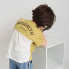 ブランシェス（branshes）/【プチプラ・吸水速乾】配色切り替え半袖Tシャツ