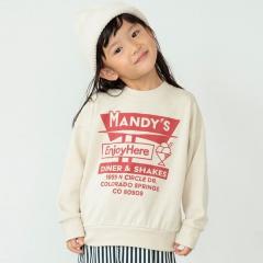 ブランシェス(branshes)/【eikoコラボ】薄手裏毛アソートグラフィックトレーナー ブランシェス(branshes)/【eikoコラボ】薄手裏毛アソートグラフィックトレーナー
