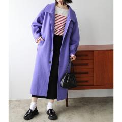 中古】ミシェルマカロン michell Macaron ステンカラーコート ビジュー