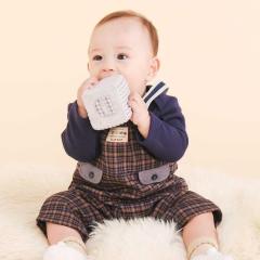 �X���b�v�X���b�v �x�r�[�iSLAP SLIP BABY�j/�A�j�}���C�k�����v�����g�{�f�B�~�j+�`�F�b�N�T���y�b�g(70~80cm)