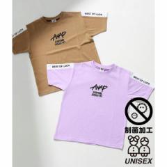 アナップキッズ＆ガール/制菌袖切替ビッグＴシャツ