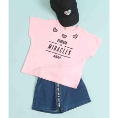 アナップキッズ＆ガール（ANAP KIDS&GIRL）/ハートくり抜き肩あきトッフ