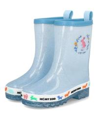 アスビー（ASBee）/HI! MY ZOO ハイマイズー キッズ ラメ入りレインブーツ 完全防水 長靴 レインシューズ 