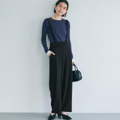 コカ(coca)/カットジョーゼット2WAYワイドサロペット 全2色 コカ(coca)/カットジョーゼット2WAYワイドサロペット 全2色