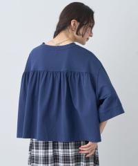 アースミュージック&エコロジー(earth music&ecology)/バックギャザーTee アースミュージック&エコロジー(earth music&ecology)/バックギャザーTee