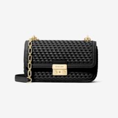 マイケル・コース（Michael Kors）/TRIBECA ウーヴン レザー ショルダー スモール