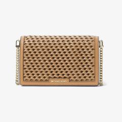 マイケル・コース（Michael Kors）/JET SET ウーヴン レザー クロスボディ ミディアム