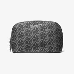 マイケル・コース（Michael Kors）/EMPIRE エンパイア シグネチャーロゴ メタリック トラベル ポーチ スモール