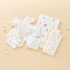 ミキハウス ホットビスケッツ（MIKIHOUSE HOT BISCUITS）/出産準備セット 春夏用(総柄)