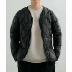 ACeY A[oT[`iITEMS URBAN RESEARCHj/TAION@MILITARY Wzip V|NECK DOWN JACKET