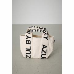 AY[oC}EW[iAZUL BY MOUSSYj/AZUL LOGO CANVAS TOTE BAG