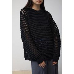 アズールバイマウジー（AZUL BY MOUSSY）/メッシュニットセットトップス