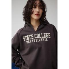 アズールバイマウジー(AZUL BY MOUSSY)/カレッジプリントスウェットパーカー アズールバイマウジー(AZUL BY MOUSSY)/カレッジプリントスウェットパーカー