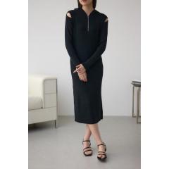 アズールバイマウジー(AZUL BY MOUSSY)/ショルダースリットリブニットワンピース アズールバイマウジー(AZUL BY MOUSSY)/ショルダースリットリブニットワンピース