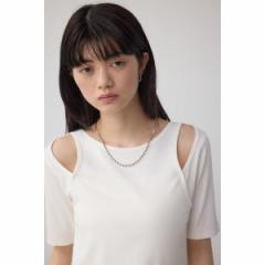 アズールバイマウジー（AZUL BY MOUSSY）/デザインネックショートTシャツ