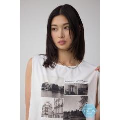 アズールバイマウジー（AZUL BY MOUSSY）/C/T冷感フォトプリントノースリーブTシャツ