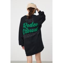 ロデオクラウンズ ワイドボウル（RODEO CROWNS WIDE BOWL）/BACK 刺繍ロゴ スウェット ワンピース