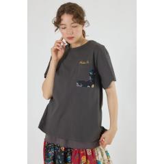 ロデオクラウンズ ワイドボウル（RODEO CROWNS WIDE BOWL）/バックリボンアロハTシャツ