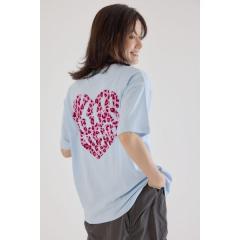 ロデオクラウンズ ワイドボウル（RODEO CROWNS WIDE BOWL）/Heart Leopard Tシャツ