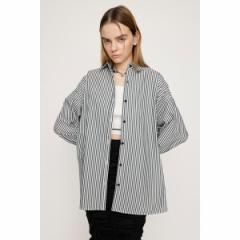 XCiSLYj/LOOSE OVER ARMSLIT STRIPE Vc