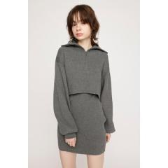 スライ（SLY）/BIG COLLOR ZIP UP 2P ショートワンピース