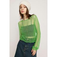 �X���C�iSLY�j/NEP SHEER KNIT �g�b�v�X