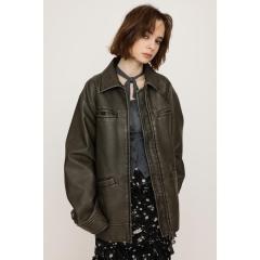 スライ（SLY）/VINTAGE BOXY F／LEATHER ジャケット