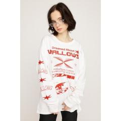 スライ（SLY）/CREW NECK PRINT トップス